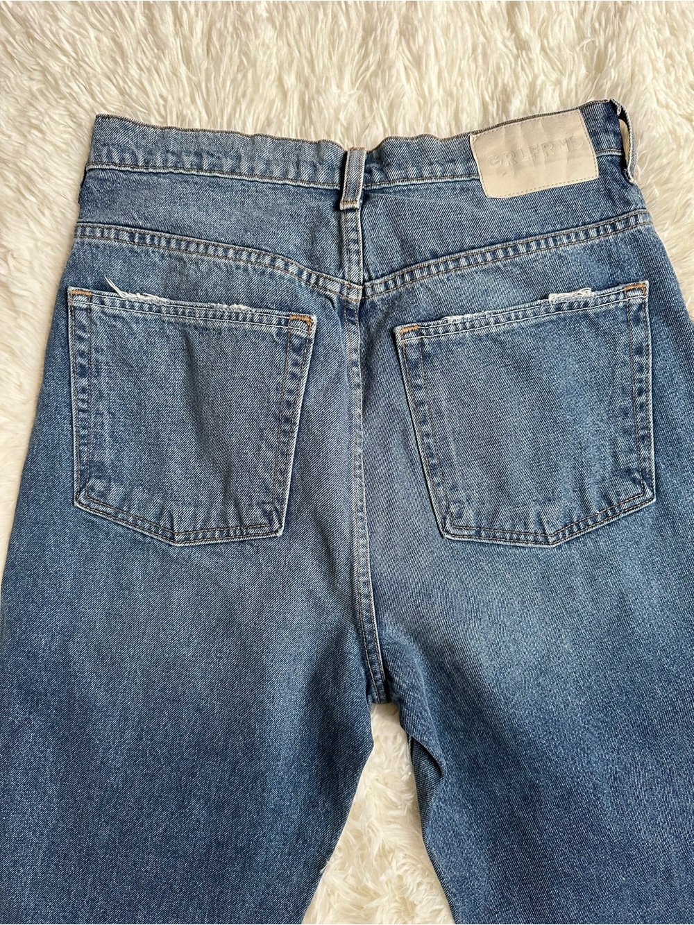 GRLFRND Sara Super High Rise Slim Straight Jeans - Sz 29 - Picture 5 of 12